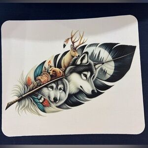 Native American animal mouse Pad